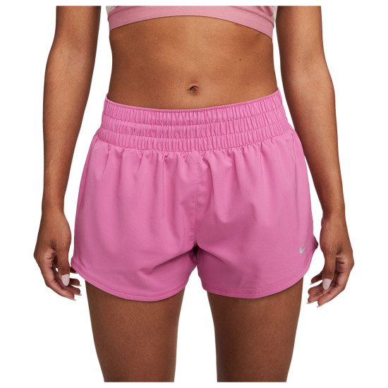 Nike Γυναικείο σορτς One Dri-FIT Mid-Rise 3" Brief-Lined Shorts